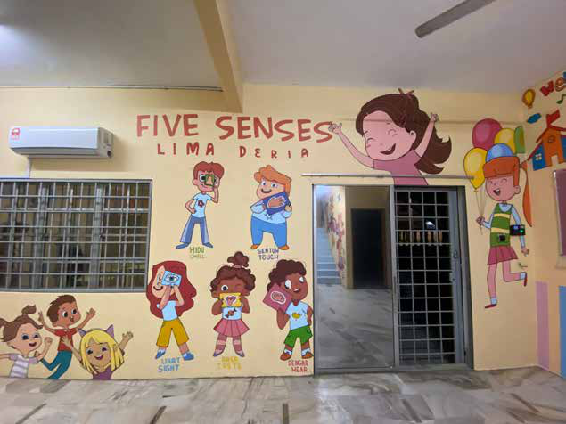 School Hallway